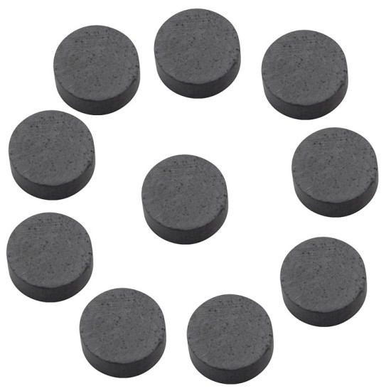 Schwarz Magnet Rund 10 Stück - GD-01 - Mytortenland